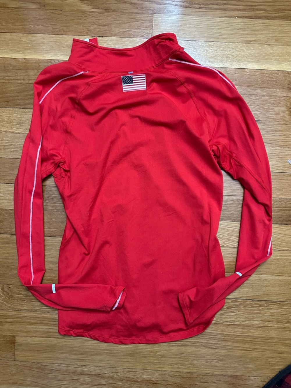 Nike Red and White Dri-FIT USA Half-Zip Pullover NWT Size Medium - Picture 3 of 3